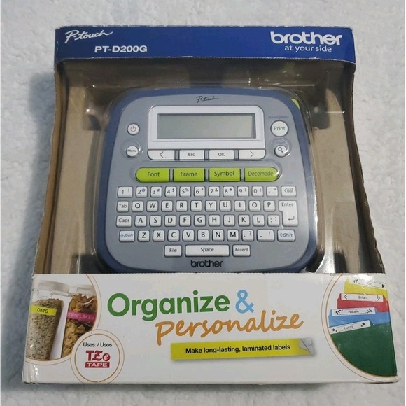 Brother Other - Brother P-Touch PT-D200G Home & Office Label Maker with Easy-to-use Display